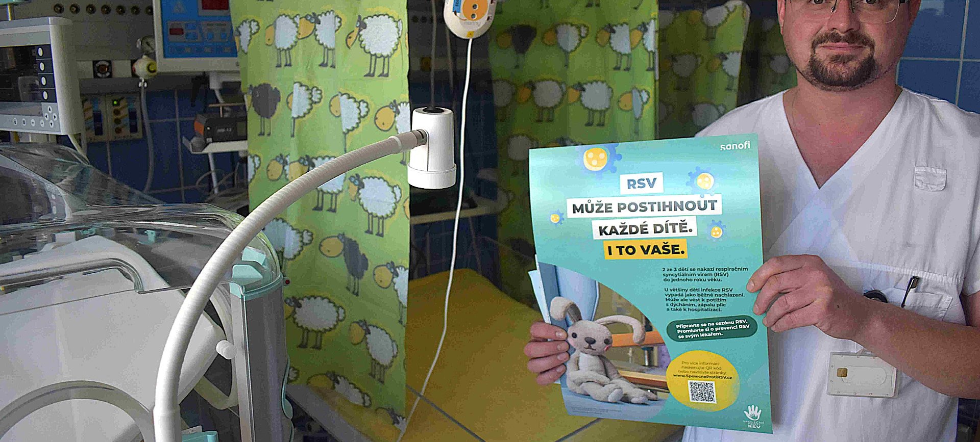 Novinka v krnovské nemocnici: před RS viry ochrání děti imunizace