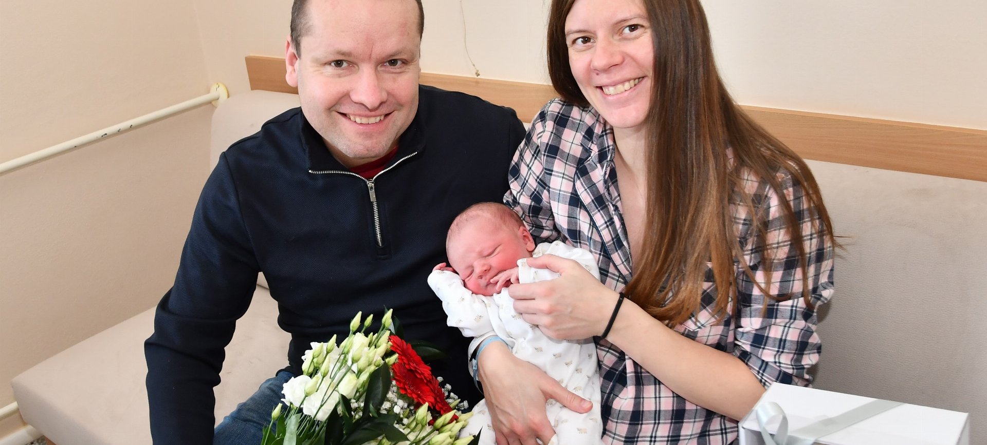 Radost v krnovské porodnici: Matěj je první miminko roku 2026