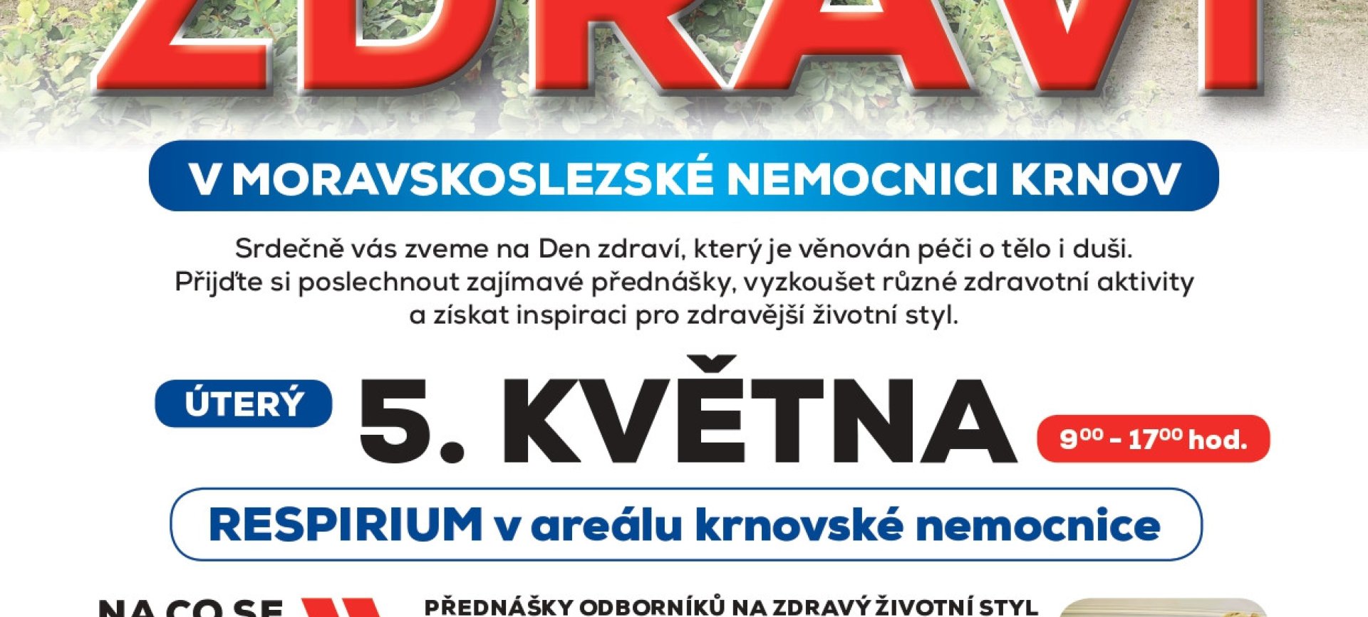 Den zdraví: program pro všechny generace v Respiriu Moravskoslezské nemocnice Krnov
