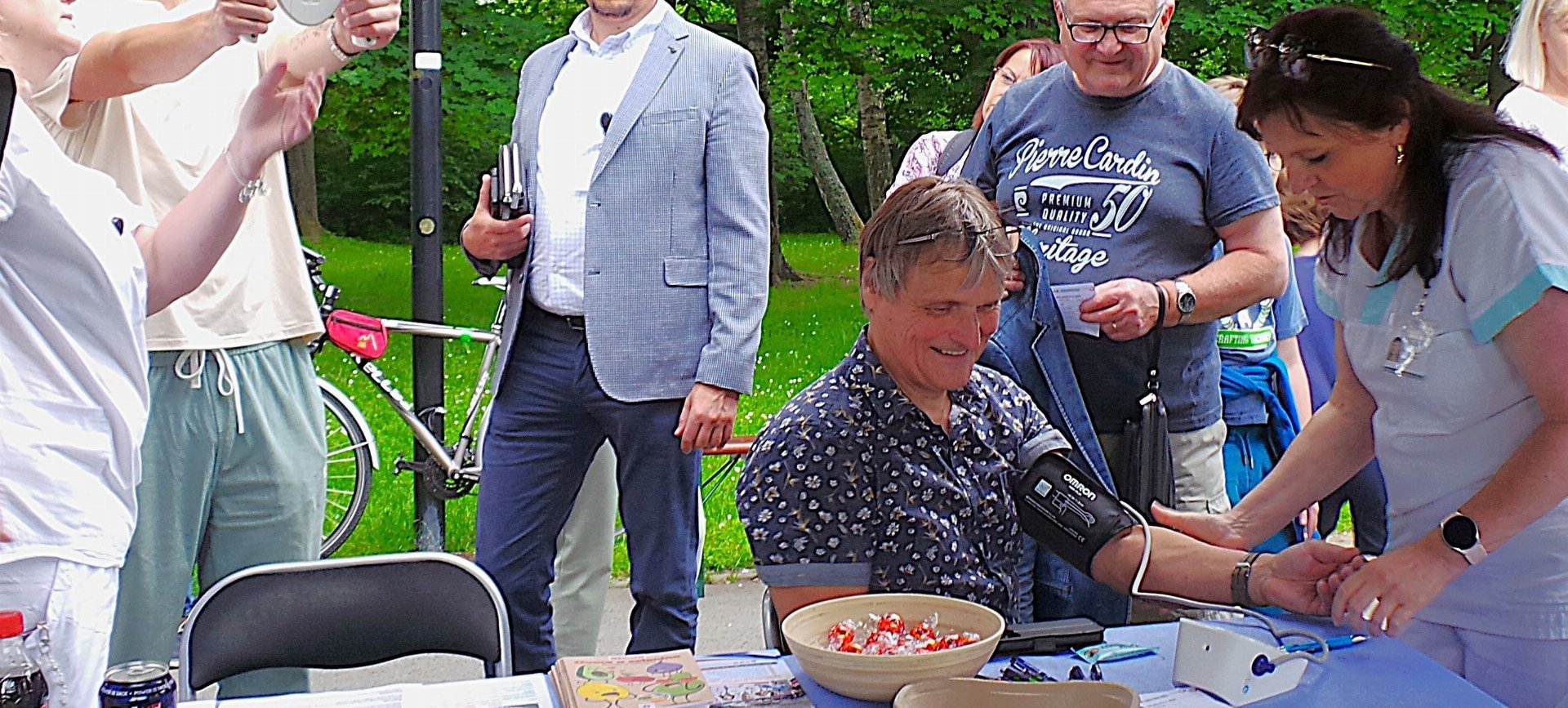 Den zdraví v Bruntálu se stánky Moravskoslezské nemocnice
