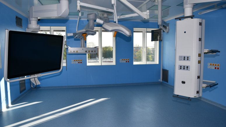 Krnovská nemocnice má k dispozici jedny z nejmodernějších operačních sálů v republice. 