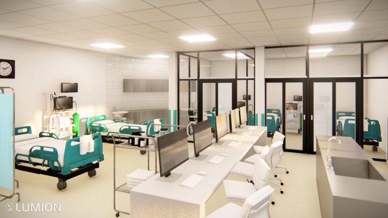 Nový Centrální urgentní příjem v krnovské nemocnici se bude stavět devět měsíců.