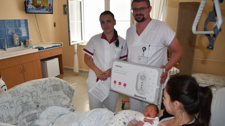 Novinka: bezplatné zapůjčení monitoru dechu v porodnici.