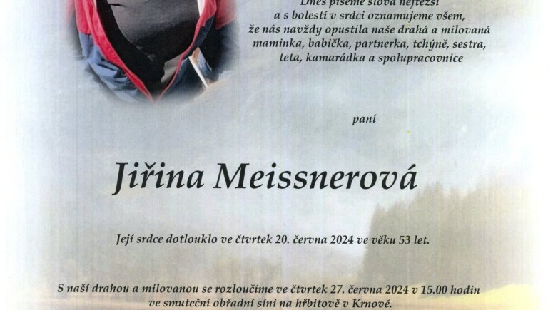  Jiřina Meissnerová