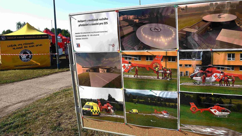 základní kámen heliport setkání zaměstnanců 112 výročí