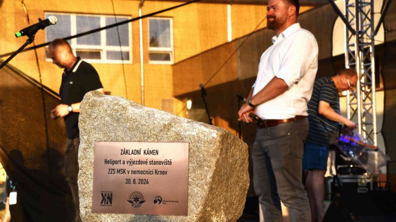 základní kámen heliport setkání zaměstnanců 112 výročí