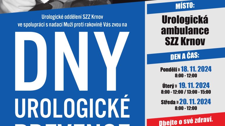 Dna urologické prevence. 