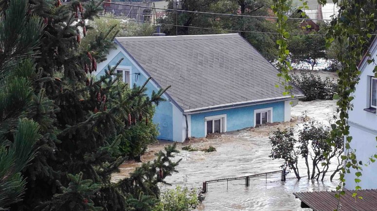 Povodňová sbírka pro zaměstnance.