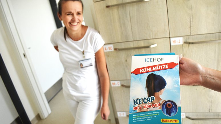 onkologie chladící čepice