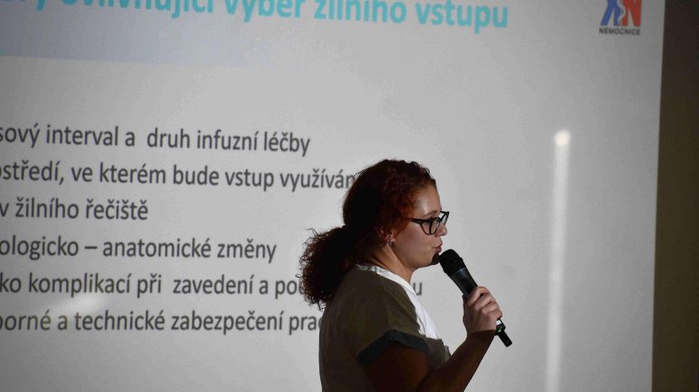 Seminář žilní vstupy